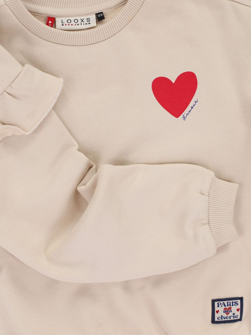 Looxs little sweater with ruffles