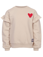 Looxs little sweater with ruffles