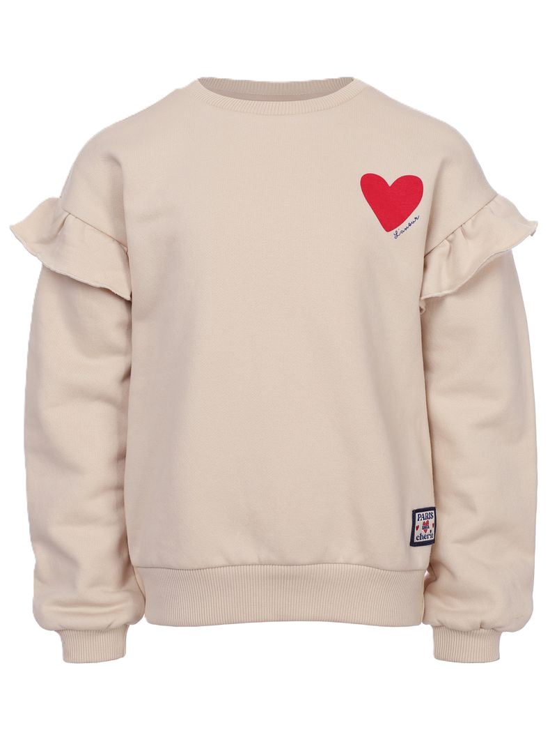 Looxs little sweater with ruffles