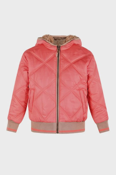 NONO Winterjacket Bomby Reversible Hooded Bomber Jacket Blushy Cheeks