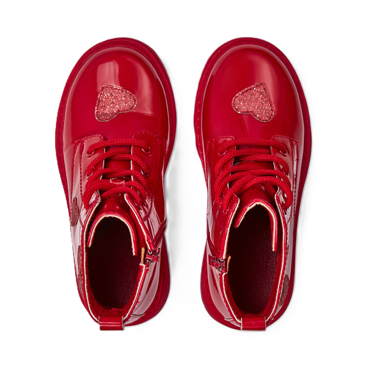 A'dee Boots vibrant red