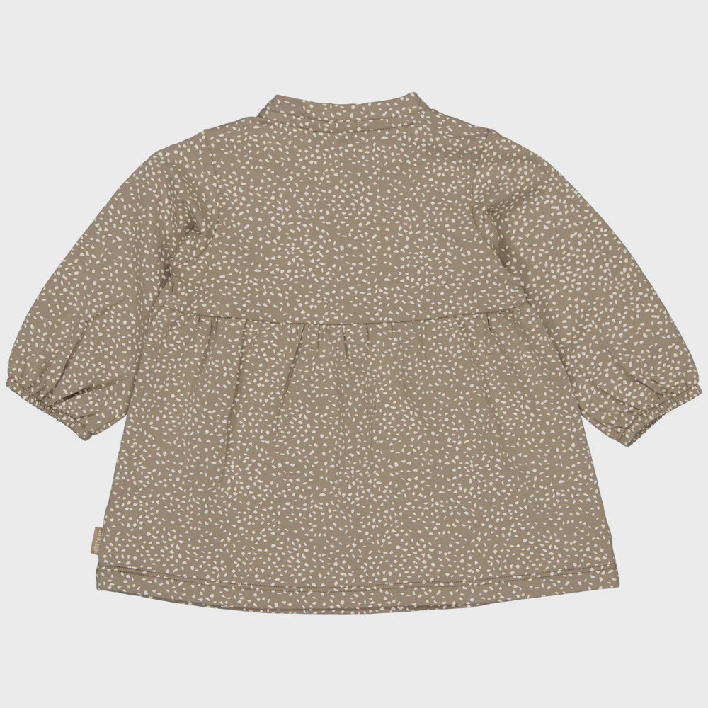Quapi Jurk met stippen  AOP Sand Dot Kaat