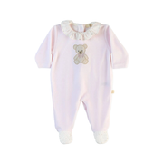 Baby Gi teddy en me babygrow pink