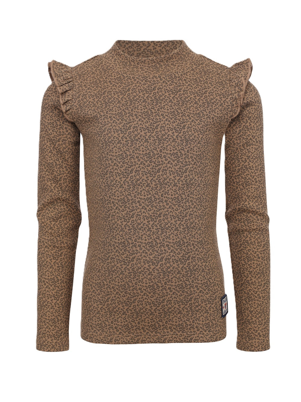 Looxs T-shirt rib jersey Mini Leopard