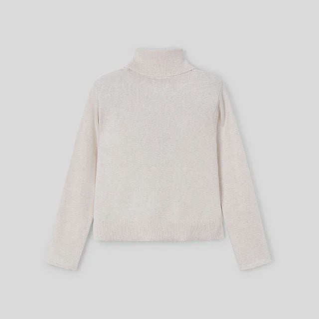 Mayoral Basic knitting turtleneck beige