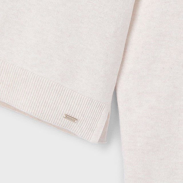 Mayoral Basic knitting turtleneck beige