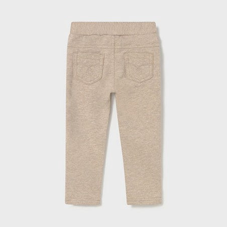 Mayoral Fleece basic trousers beige
