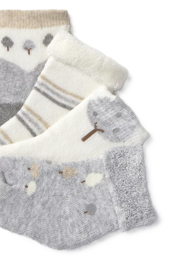 Mayoral 4-delige set sokken newborn Granito