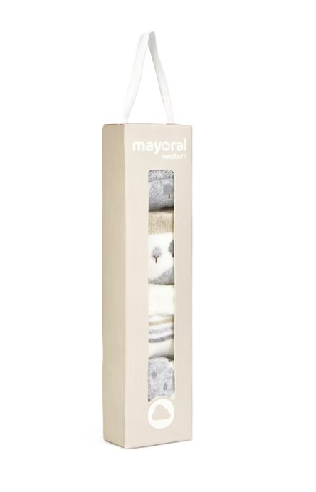 Mayoral 4-delige set sokken newborn Granito