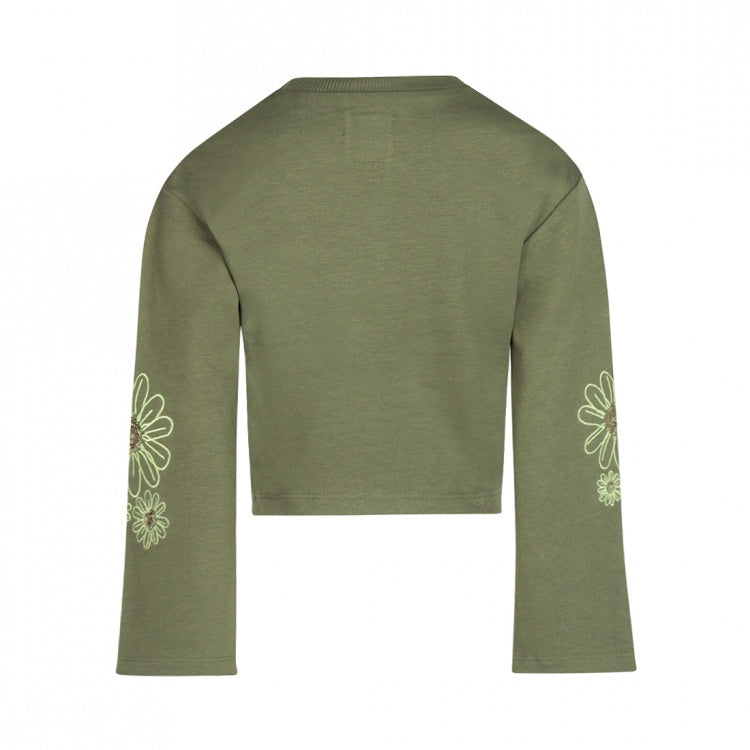 koko noko Sweater dropped shoulder cropped