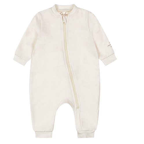 Dirkje 1 pce babysuit organic cotton Beige