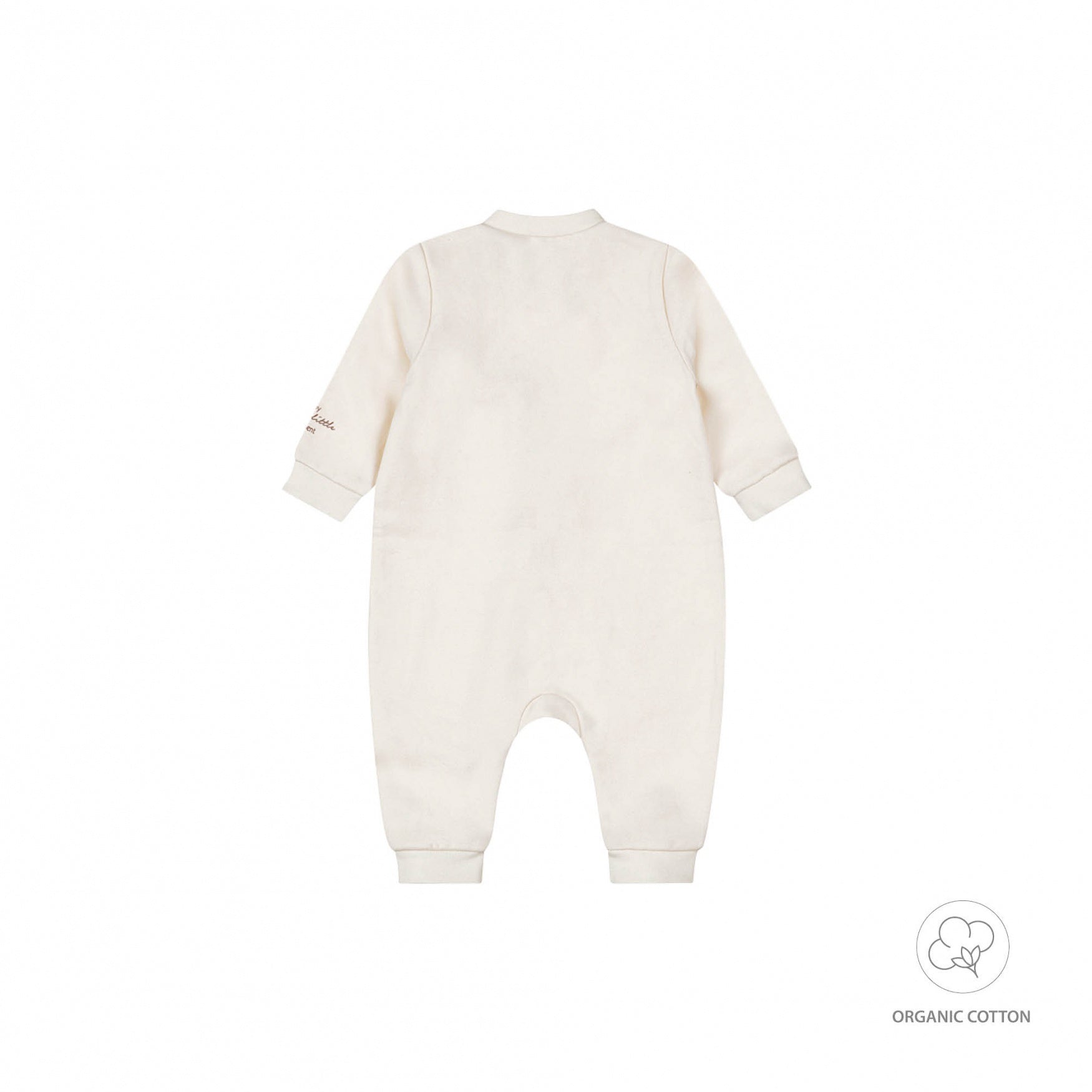 Dirkje 1 pce babysuit organic cotton Beige