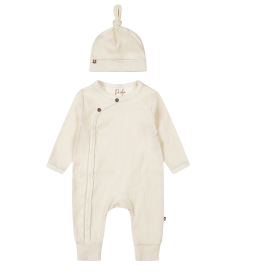Dirkje 1 pce babysuit + hat organic cotton