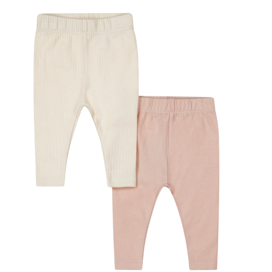 Dirkje Legging Beige en roze