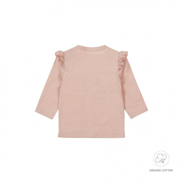 Dirkje Baby t-shirt ls organic cotton roze