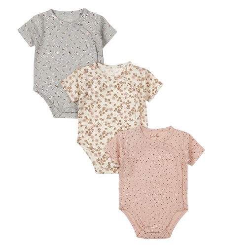Dirkje Baby body 3-pack ss organic cotton