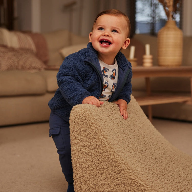 Dirkje Cardigan navy Baby jongens