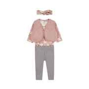 Dirkje Baby Meisjes set vestje + haarband