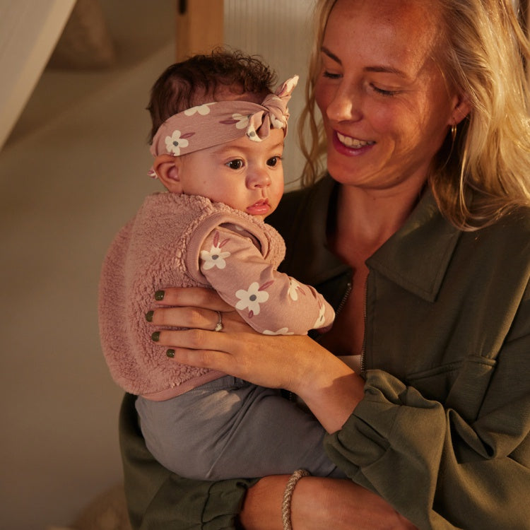 Dirkje Baby Meisjes set vestje + haarband