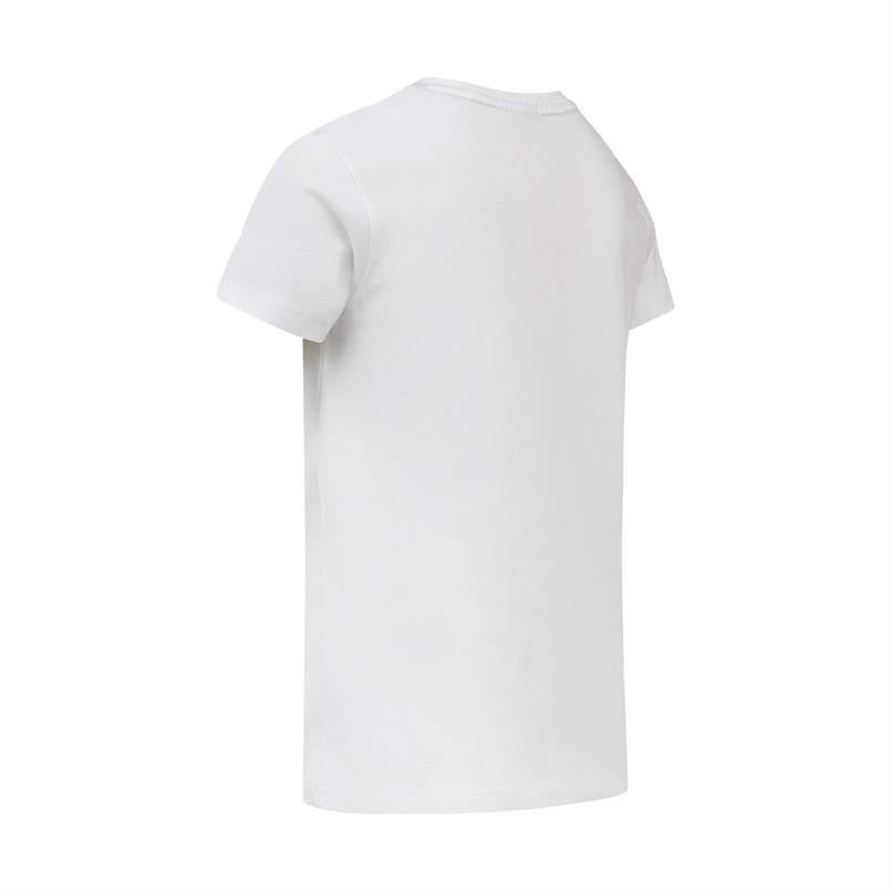 Cruyff Wit Shirt Blauw logo