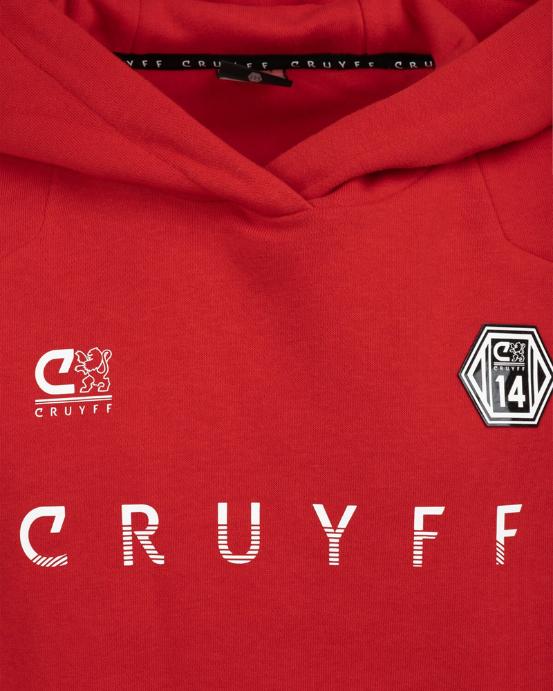 Cruyff Onyx hoodie rood