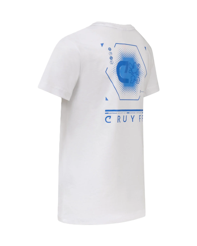 Cruyff Flair tee Unisex wit