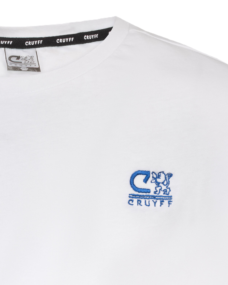 Cruyff Flair tee Unisex wit