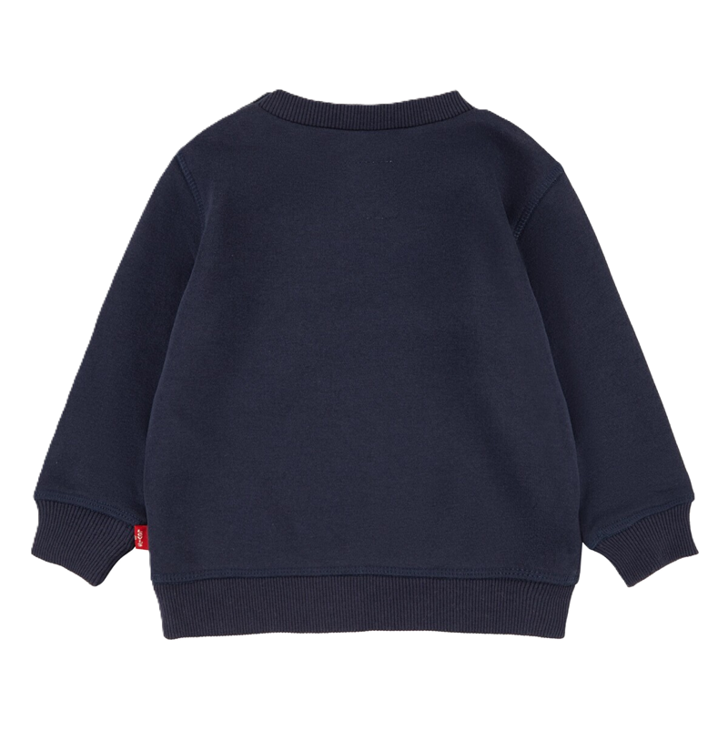 Levi's Batwing sweater crewneck donker blauw baby