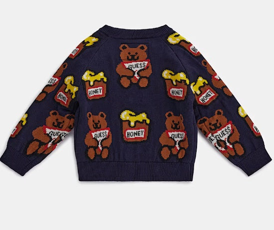 Guess Jacquard sweater logo all-over