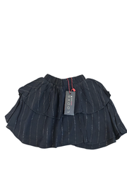 Looxs glitter rok zwart zilver