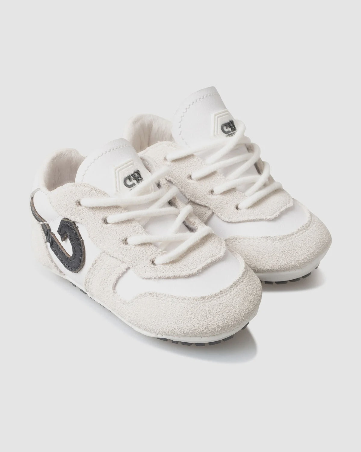 Cruyff Babyschoen wit zwart