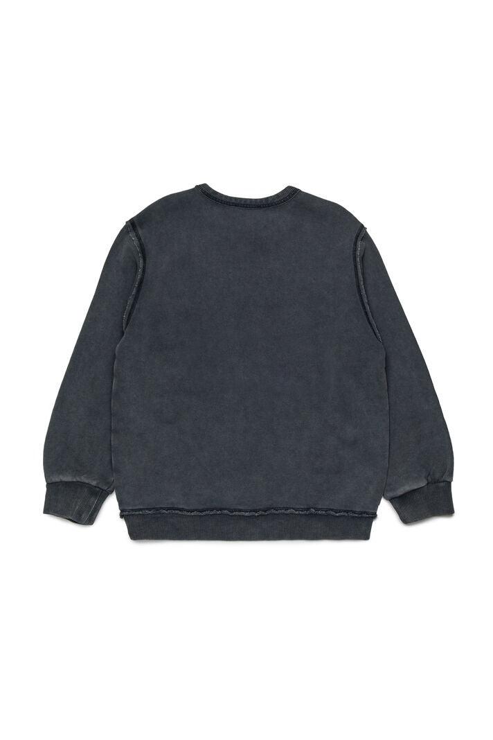 Diesel Cotton sweatshirt with embossed logo