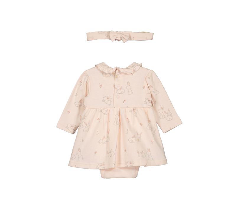 Blue Seven Baby Dress pink Rabbit