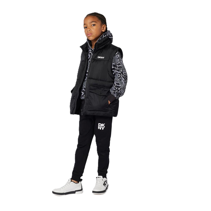 DKNY Puffer jas verwijderbare mouwen