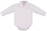 EMC baby romper wit met kraagje