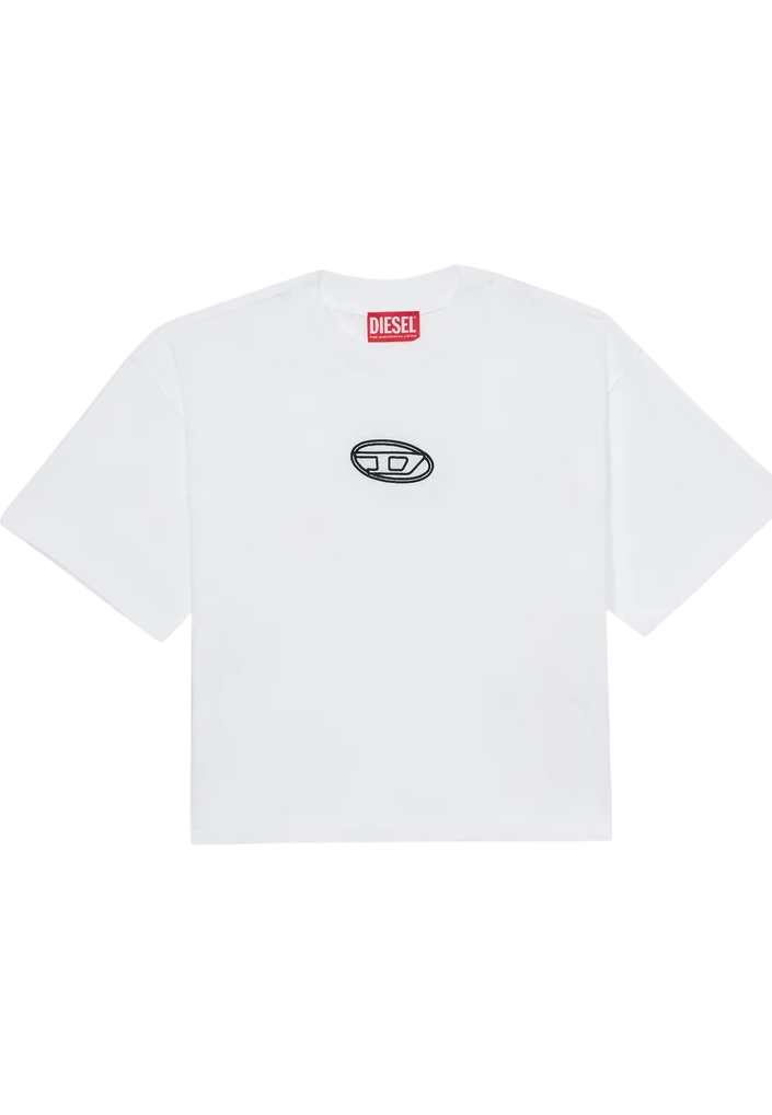 Diesel TIXAN  T-shirt print white
