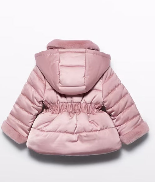 Abel & Lula Satin coat roze