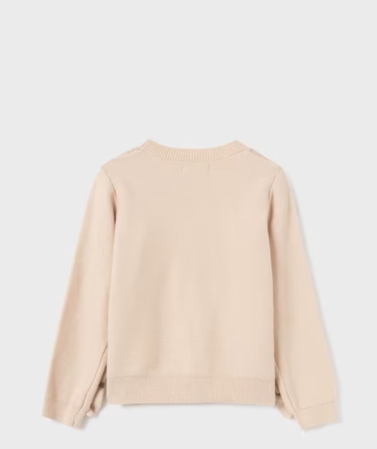 Abel & Lula Structered sweater beige