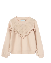 Abel & Lula Structered sweater beige