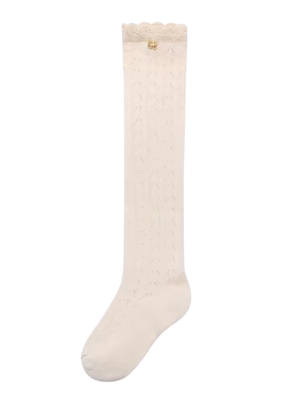 Abel & Lula Socks beige