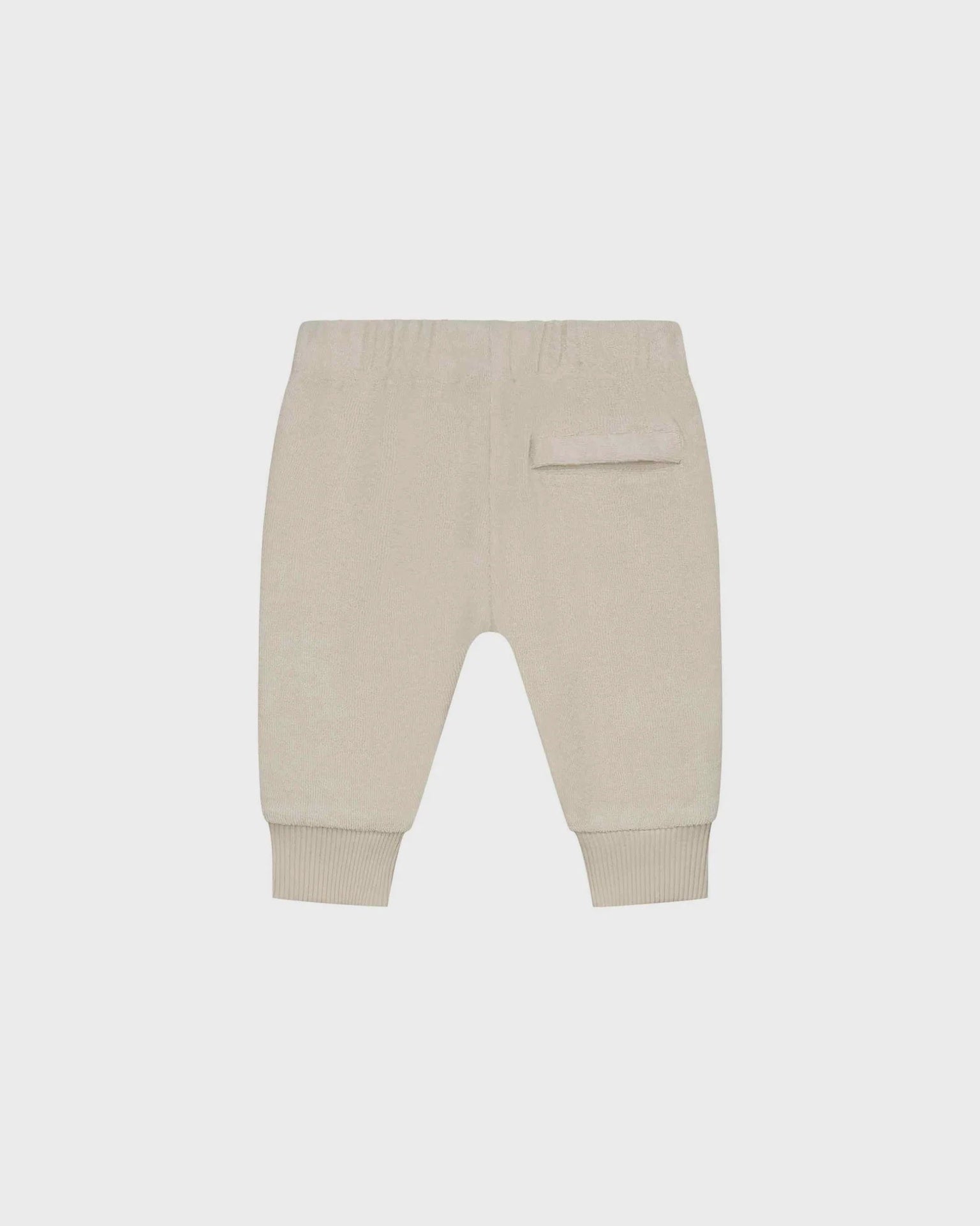 Malelions Baby Towelling Sweatpants  Beige