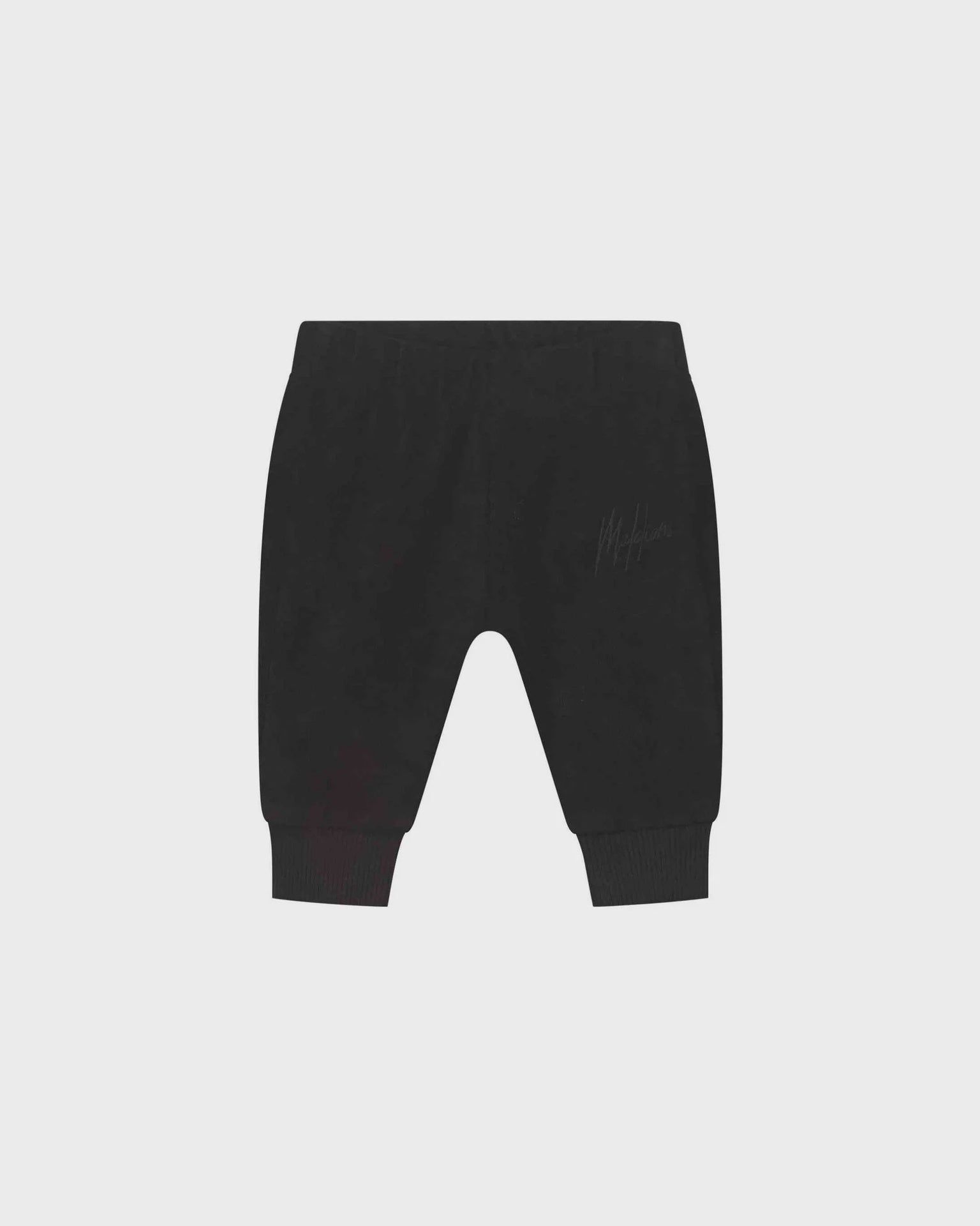 Malelions Baby Towelling Sweatpants Black
