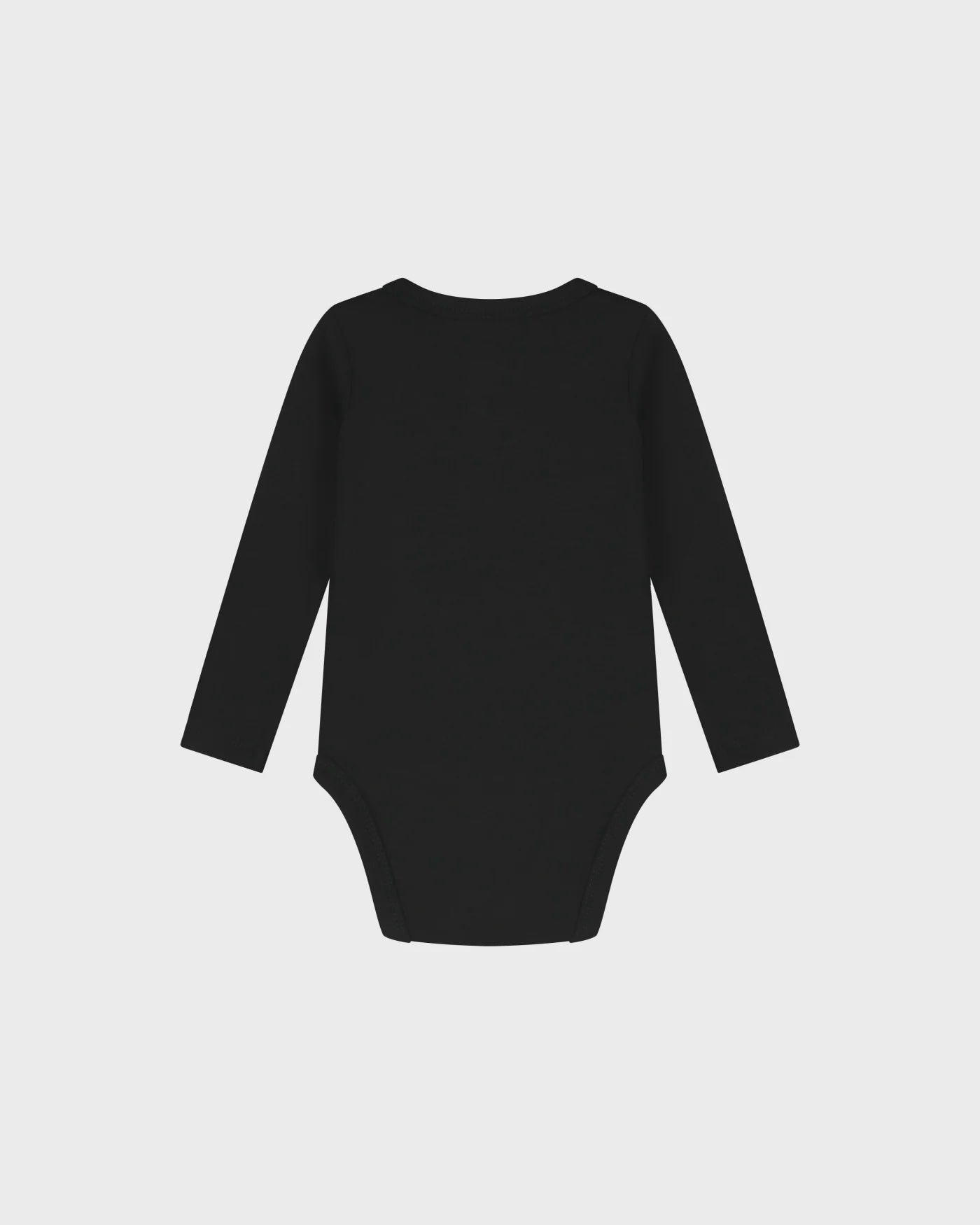 Malelions Baby Long Sleeve Bodysuit Black