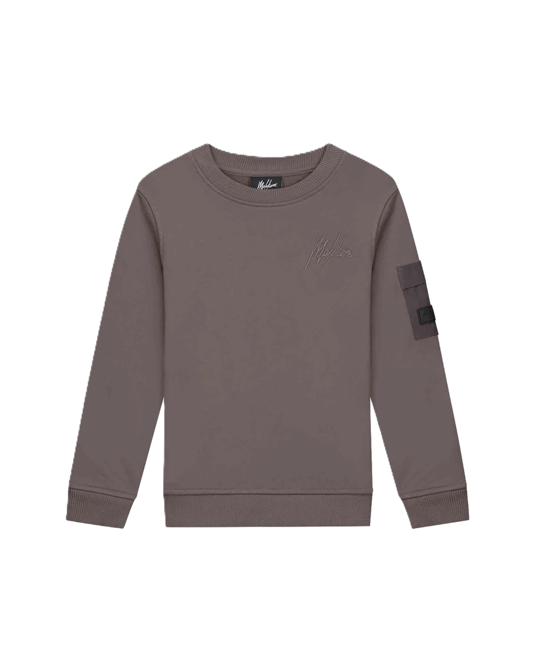 Malelions Nylon Pocket Sweater antraciet