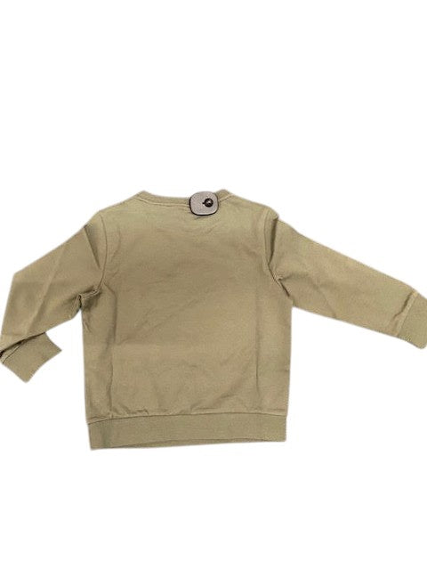 EA7 sweater met logo groen