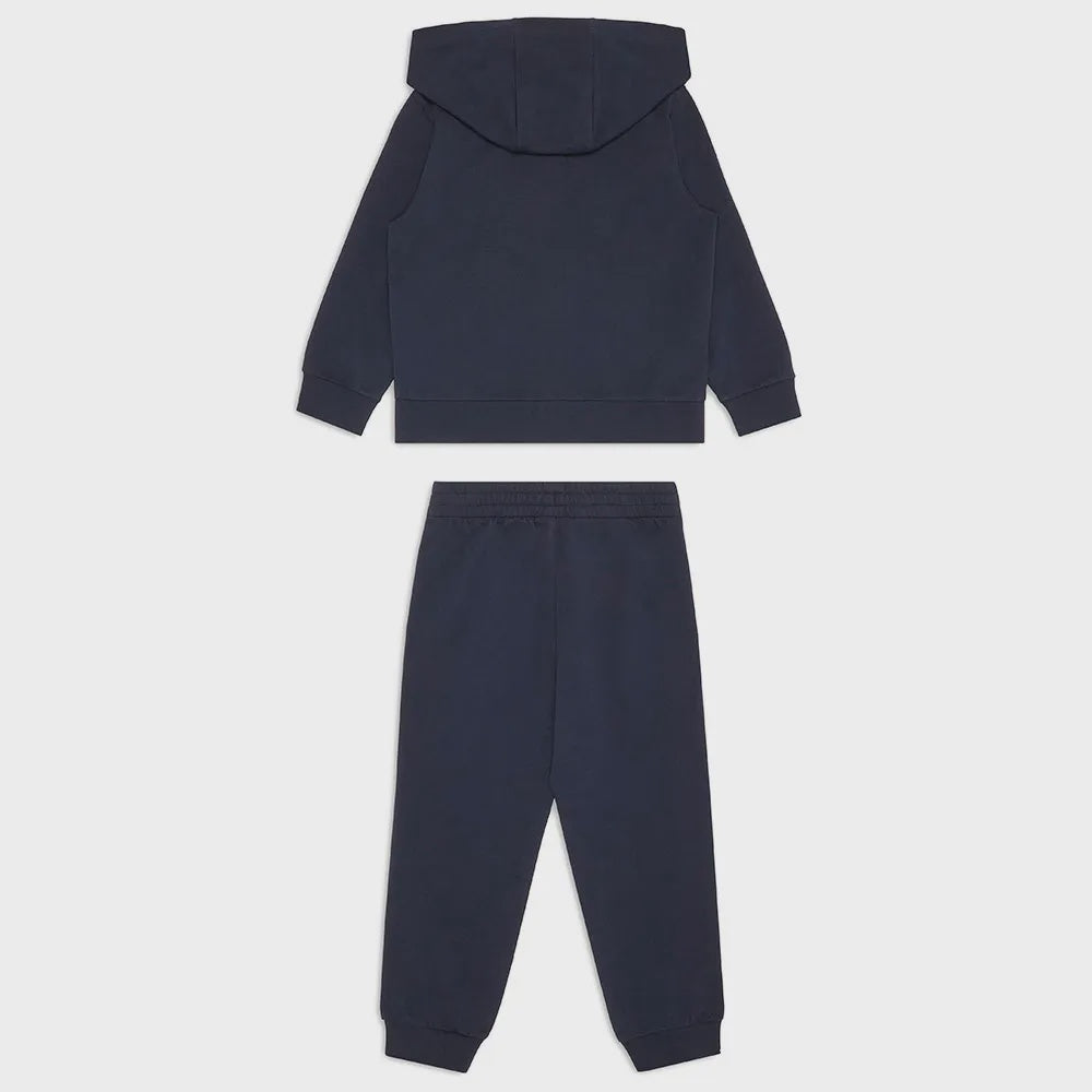 EA7 joggingspak blauw met vest