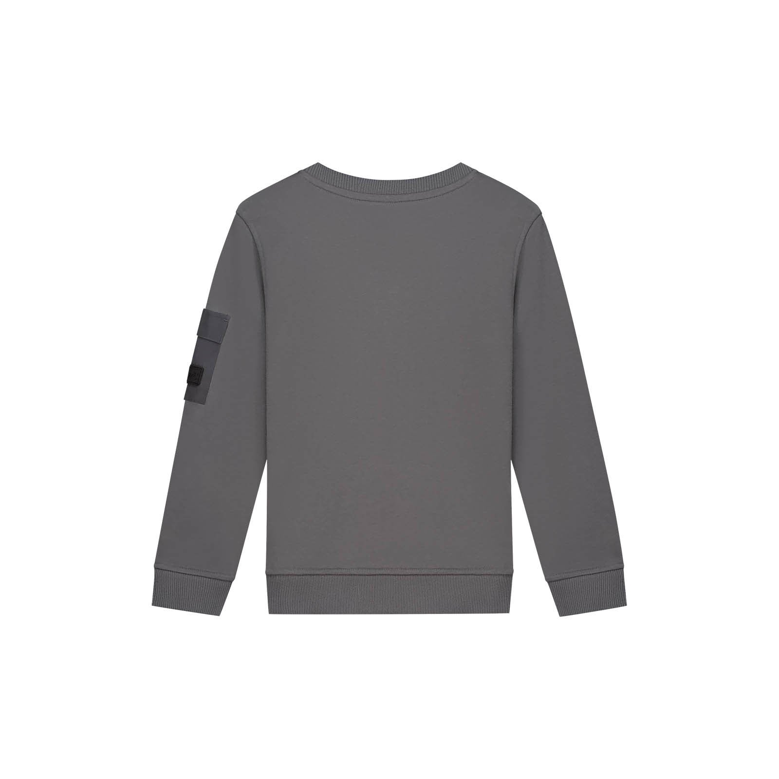 Malelions Junior Nylon Pocket Hoodie antraciet