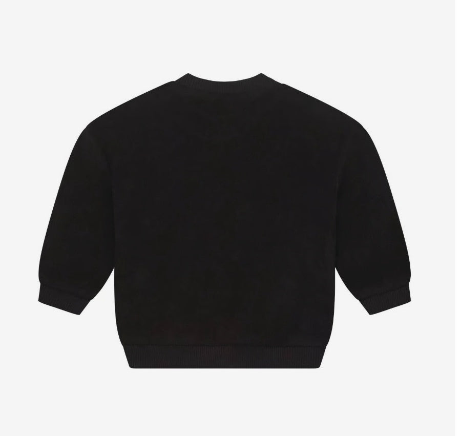 Malelions Baby Towelling Sweater zwart