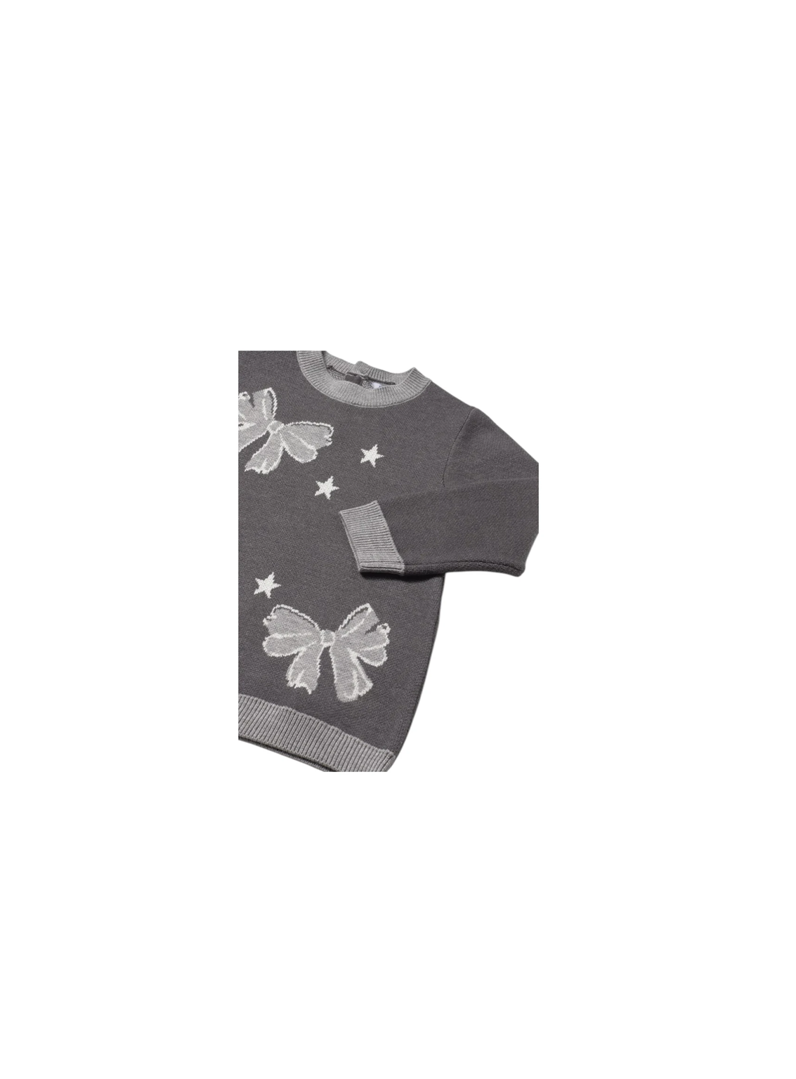 Mayoral Girls Knit Dress Grey