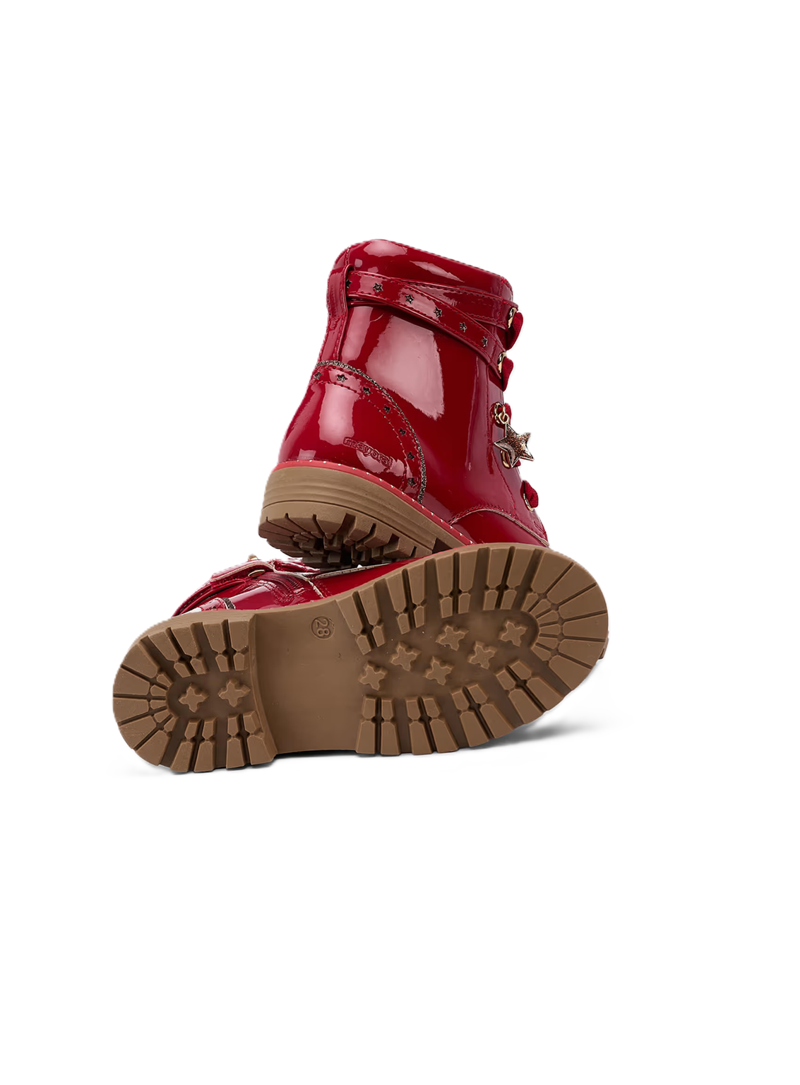 Mayoral Girls Biker Boots Rood